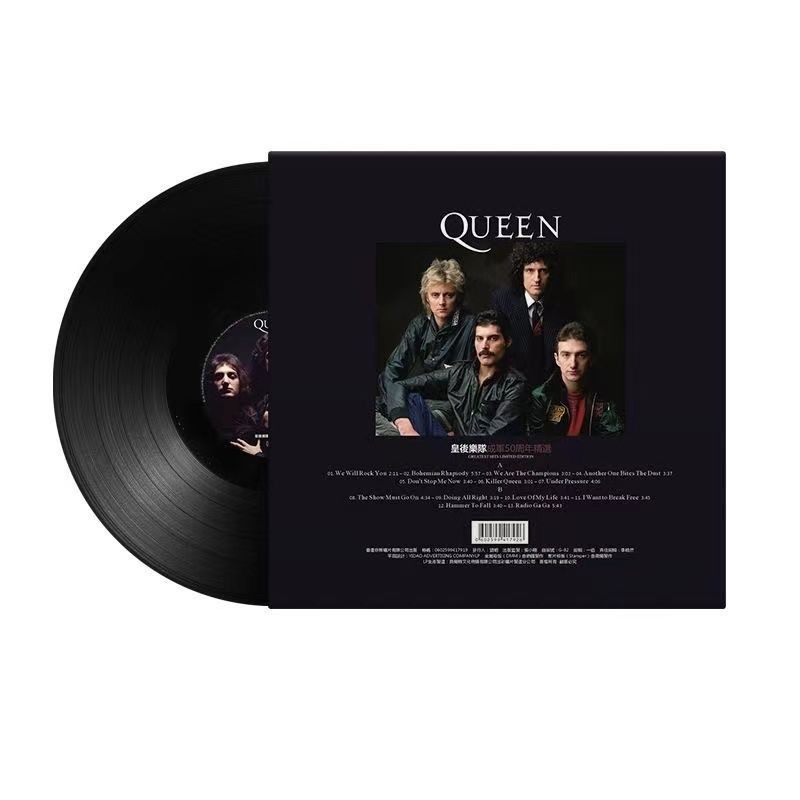 ของแท้ Queen Queen Band Greatest Hits 50th Anniversary Collection Vinyl LP อัลบั้ม 0905