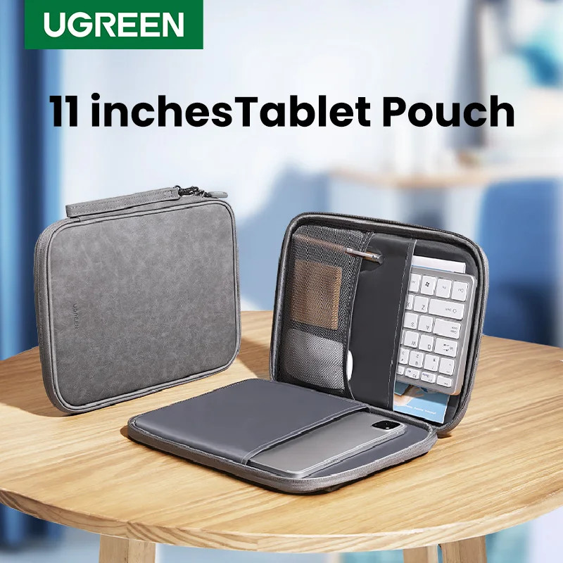 11 นิ้ว UGREEN กระเป๋าแท็บเล็ตสําหรับ iPad Air Pro ป้องกันแท็บเล็ตกรณีกระเป๋าเก็บ
