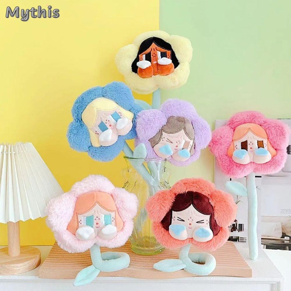 [MYTHIS] ของเล่นตุ๊กตา Crybaby Flower Popmart Crybaby Flower ของเล่นตุ๊กตาการ์ตูนแบบพกพาตุ๊กตา