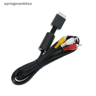 Springevenbliss สายวิดีโอเสียง AV สายสายไฟสําหรับระบบคอนโซล play station Springevenbliss