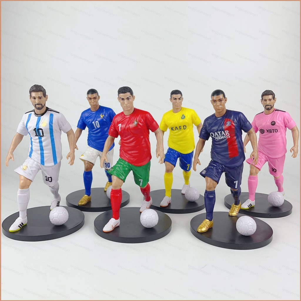 Fifa World Cup Action Figure Lionel Messi Cristiano Ronaldo Kylian Mbappe ตุ๊กตาสําหรับคอลเลกชันของข