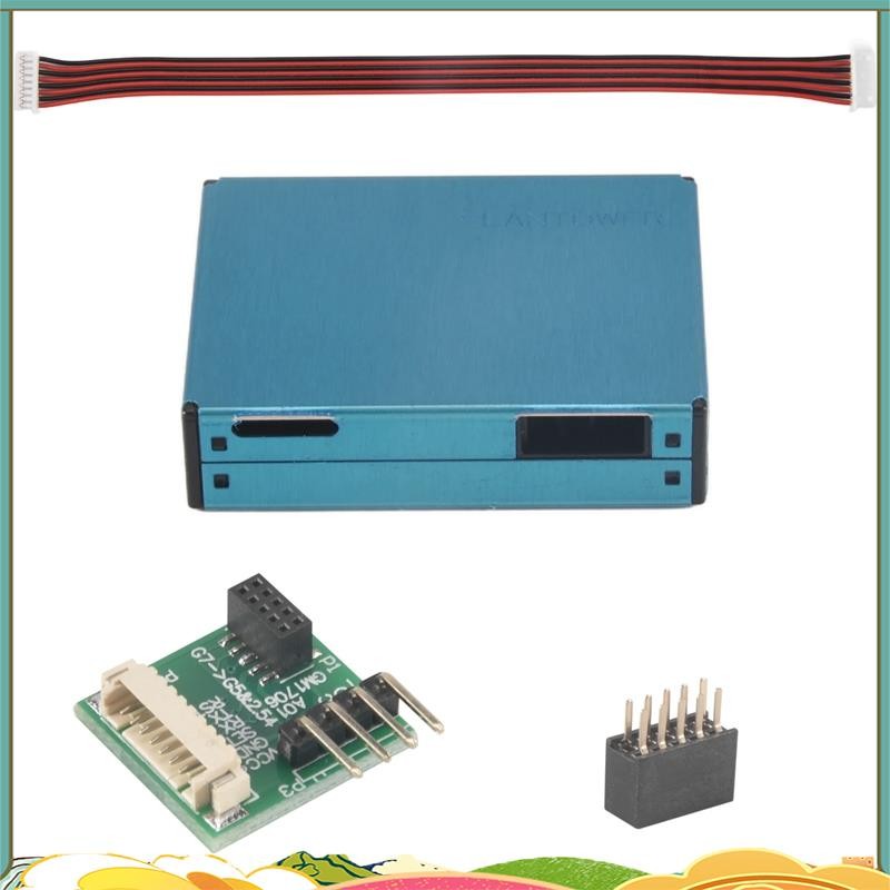 Super PM2.5 DUST Sensor PMS7003 / G7 เซ็นเซอร์ PM2.5 ดิจิตอลรูปทรงบาง (บอร์ดเหนี่ยวนํา + สาย)