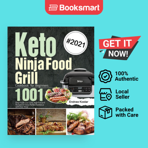 Keto Ninja Foodi Grill Cookbook สําหรับผู้เริ่มต้น - ปกอ่อน - อังกฤษ - 9781639351039