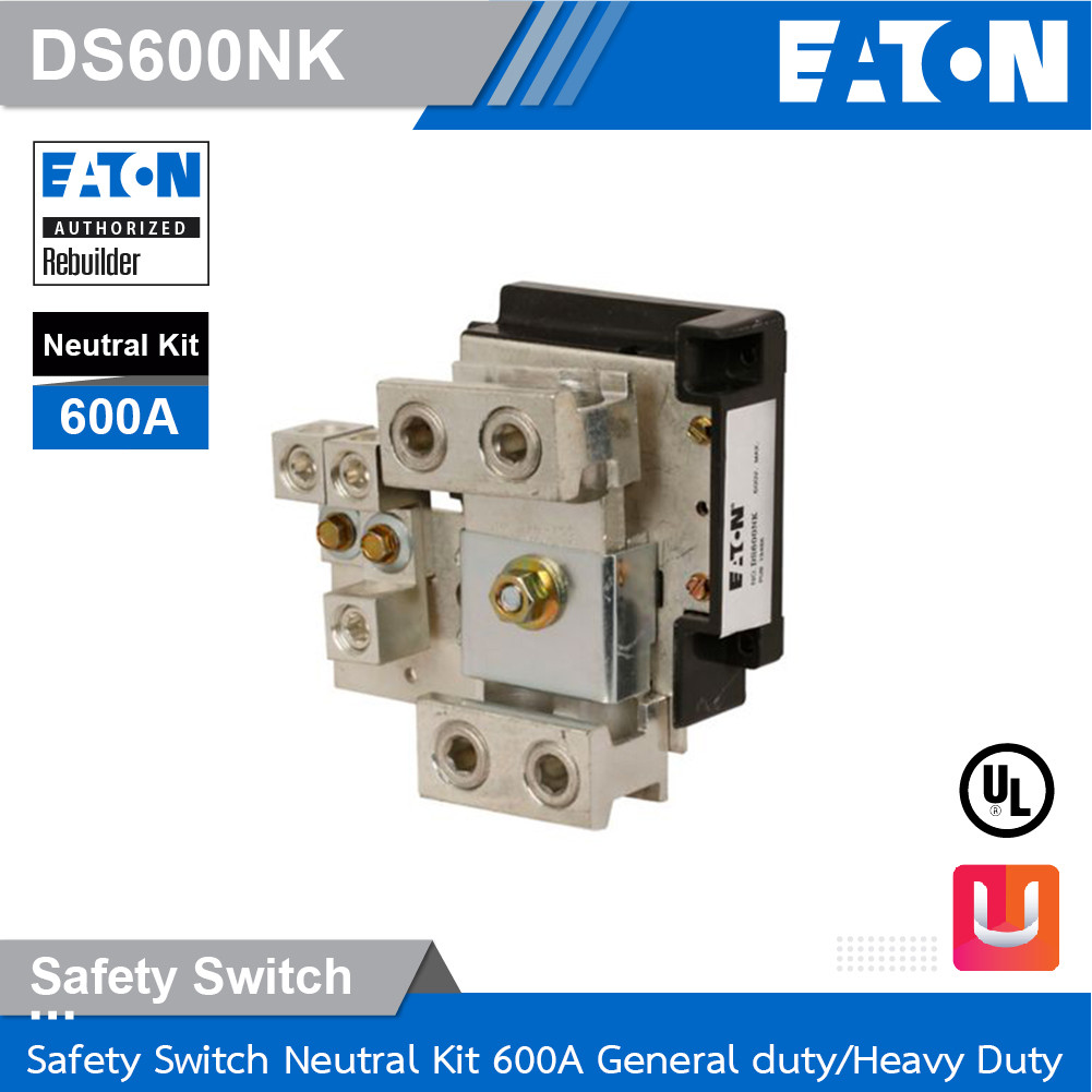 EATON Switch Accessories Neutral kit 600A Heavy duty Safety Switch | DS600NK | EATON