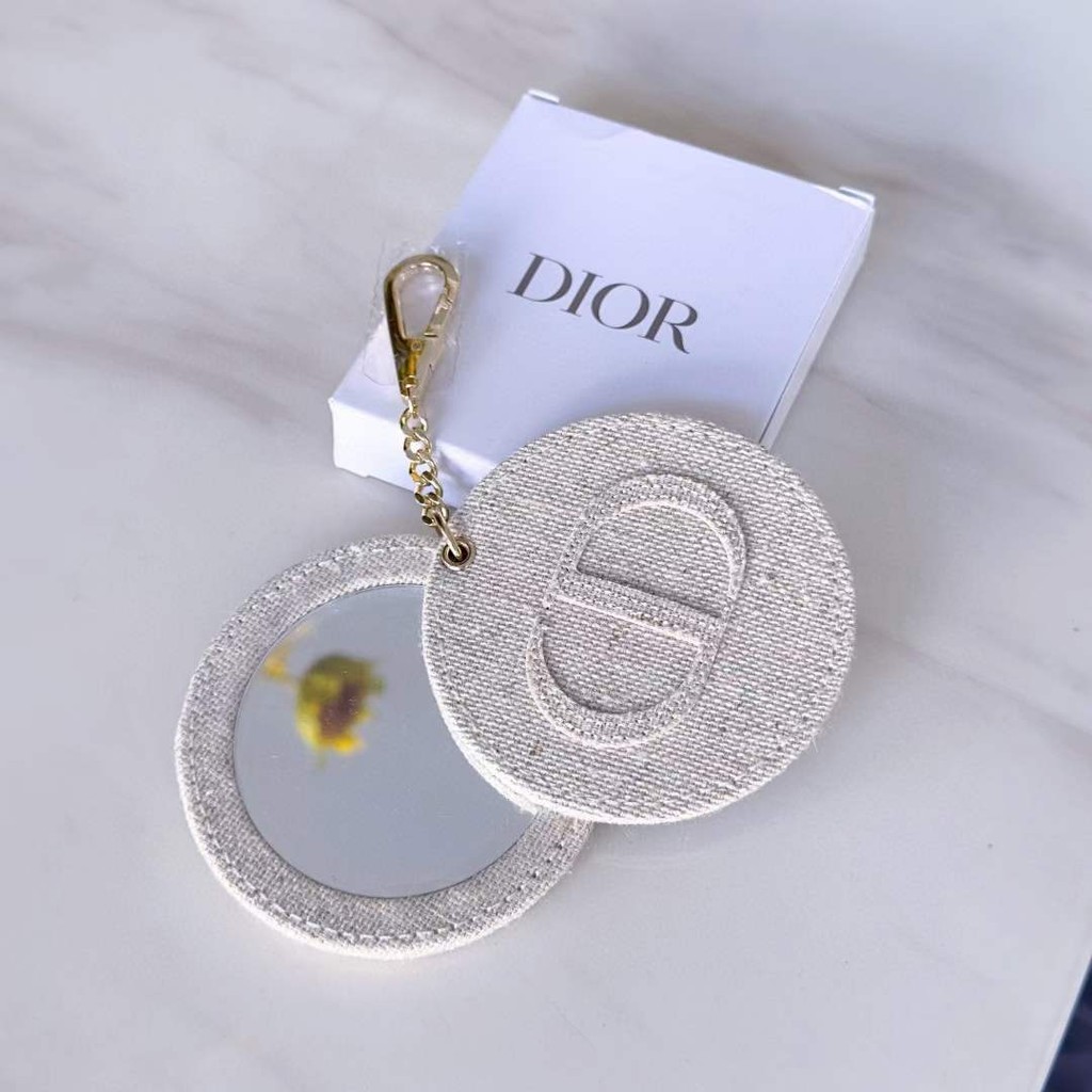 Dior Dior Makeup Mirror Small Round Mirror Small Mirror Portable Counter สินค้าแท้