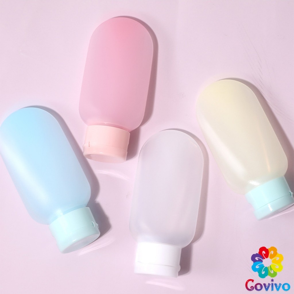 Covivo แบบพกพา ขนาด 60ml หลอดอ่อน ขวดรีฟิลพลาสติก โลชั่นครีมบรรจุภัณฑ์ travel bottle ราคา ถูกที่สุด ดีลบีเคเค แกลเลอรีภาพที่ 6
