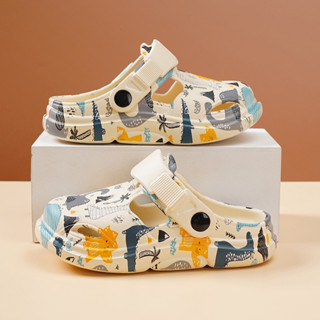 เด็กรองเท้าแตะฤดูร้อนกันลื่นสวมทนสบายระบายอากาศไม่บดบ้านพ่อแ…