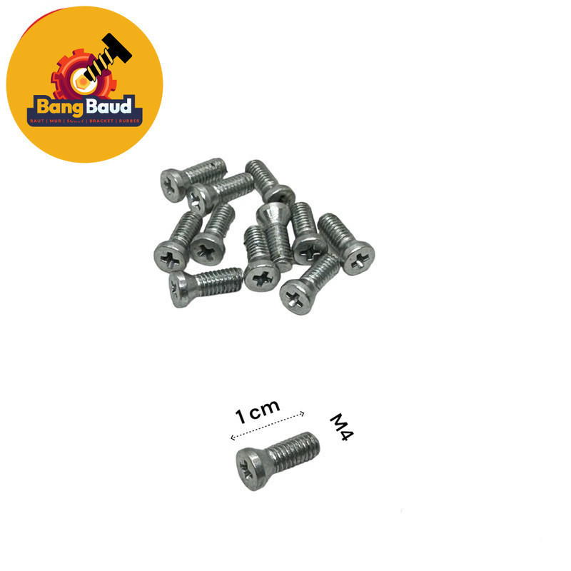 WHOLESALE 10 ชิ้น M4X10 BOLTS 7 BOLTS ยาว 1 ซม. ต้นฉบับ UNIVERSAL