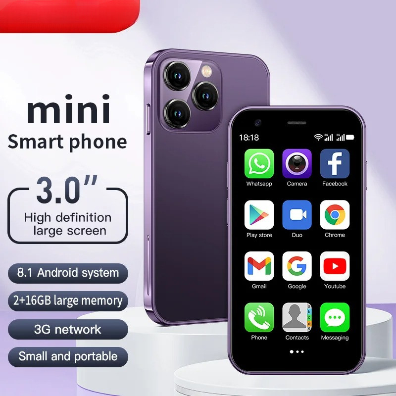 Android Mobile Mini สมาร์ทโฟนแฟชั่น 3g มินิโทรศัพท์ Soyes Xs15 Google International Edition Mini โทร