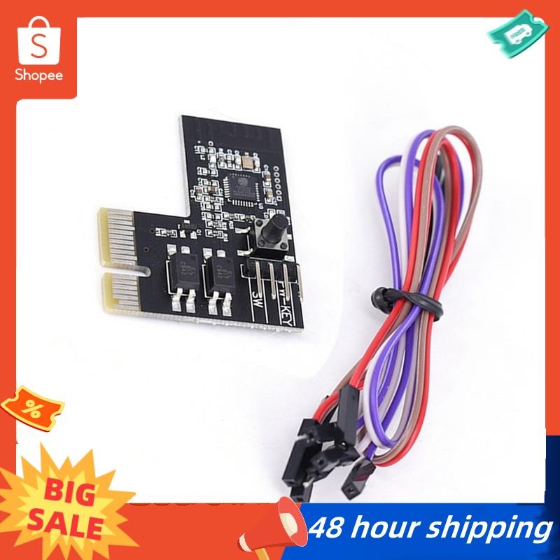 พร้อมสต็อก คอมพิวเตอร์ Remote Switch Wifi Smart PC Start Up Card Startup Card ทํางานร่วมกับ Sinilink Smart Home สําหรับ Arduino