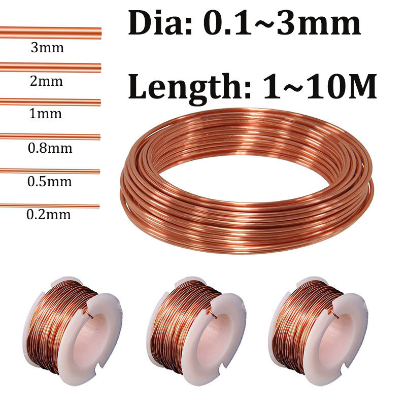 1M ~ 10M ทองแดงลวด Copperss Coil Conductive Copperss Wire, Superfine Copperss Wire, 0.1/0.15/0.2/0.25/0.3/0.4/0.5/0.6/0.7/0.8/1/1.4/1.5/1.6/1.6/1.6/1.6/1.6/1.8/2.5/1.2/1.8/1.2/1.2/1.8/1.2/1.2/1.2/1.2/1.2/1.8/2.5/