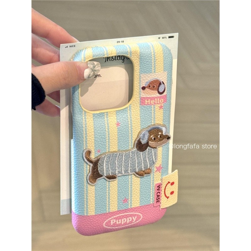 หนัง Patten น่ารักเคสโทรศัพท์สําหรับ IPhone 15 14 13 16 Pro Max 14pro 13pro 16pro 15pro 15promax 16promax ป้องกันปกหลังกันกระแทกเลนส์กล้องป้องกัน