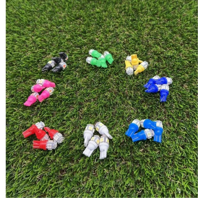 หลอดไฟหรี่ ไฟเลี้ยว ไฟไมล์ LED มีหลายสีให้เลือก (ขายเป็นคู่)