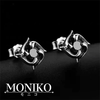 MONIKO ต่างหูผู้ชายสไตล์วินด์มิลล์ ต่างหูอินเทรนด์