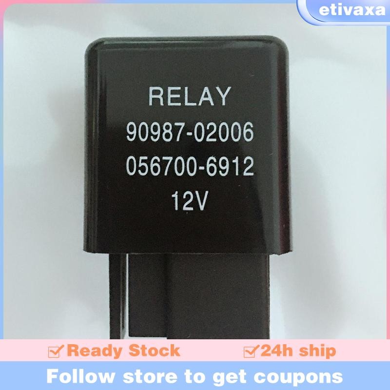 [Etivaxa] 4 Pins RTT7121A 12V 40A รถรีเลย์กําลังสูงสําหรับ