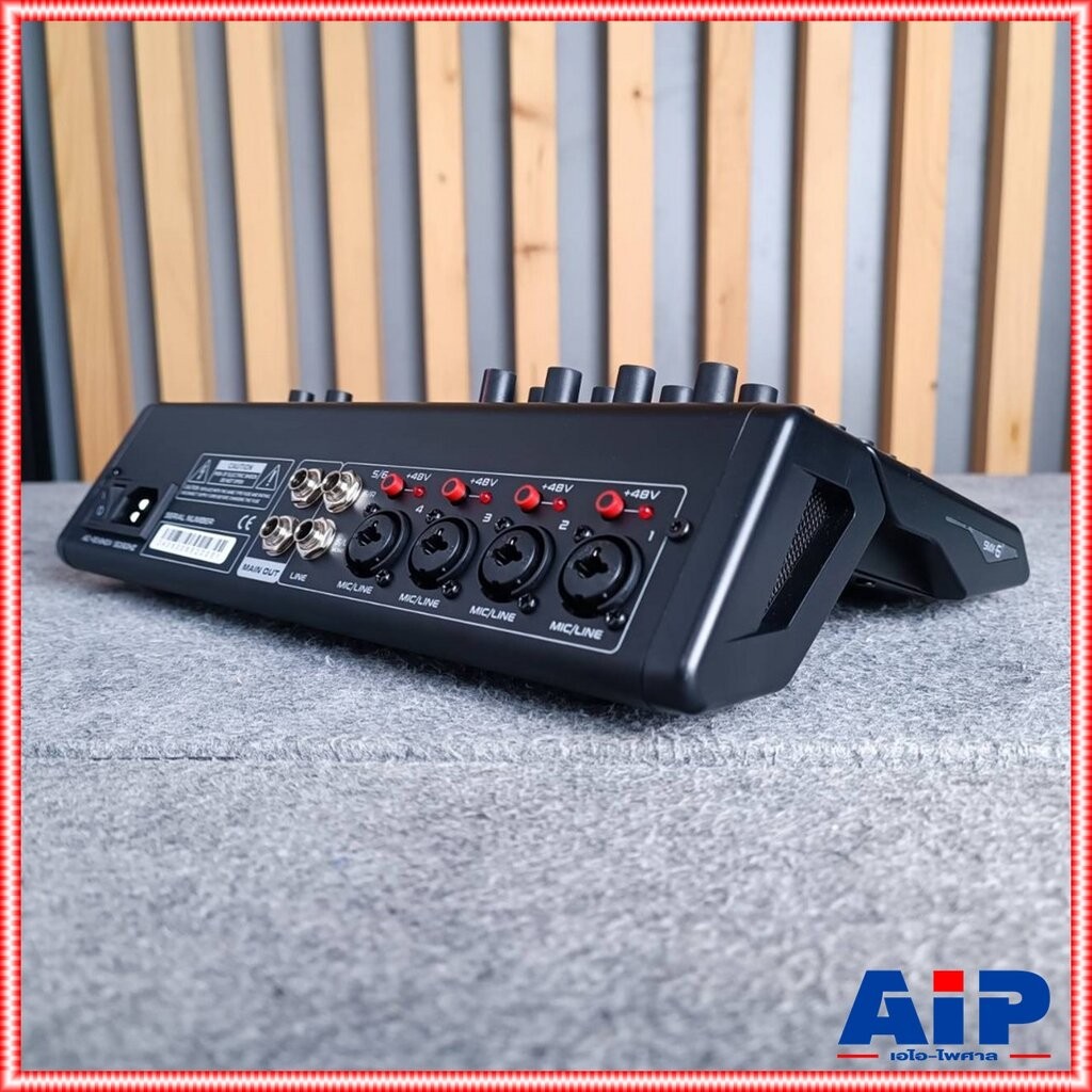 SOUNDVISION SMX-6 MIXER SMX 6 SMX6 มิกเซอร์อนาล็อก ช่องเสียบไมค์ 4 ช่อง เครื่องผสมสัญญาณ ซาวด์ วิชั่น เอไอ-ไพศาล+++