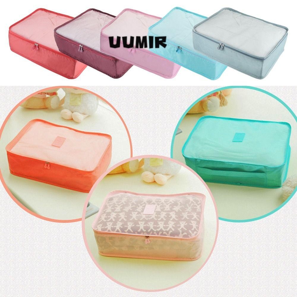 Uumir Travel Storage Bag กระเป๋าเก็บเสื้อผ้าแบบพับได้กระเป๋าจัดระเบียบเสื้อผ้าด้านใน Sorting
