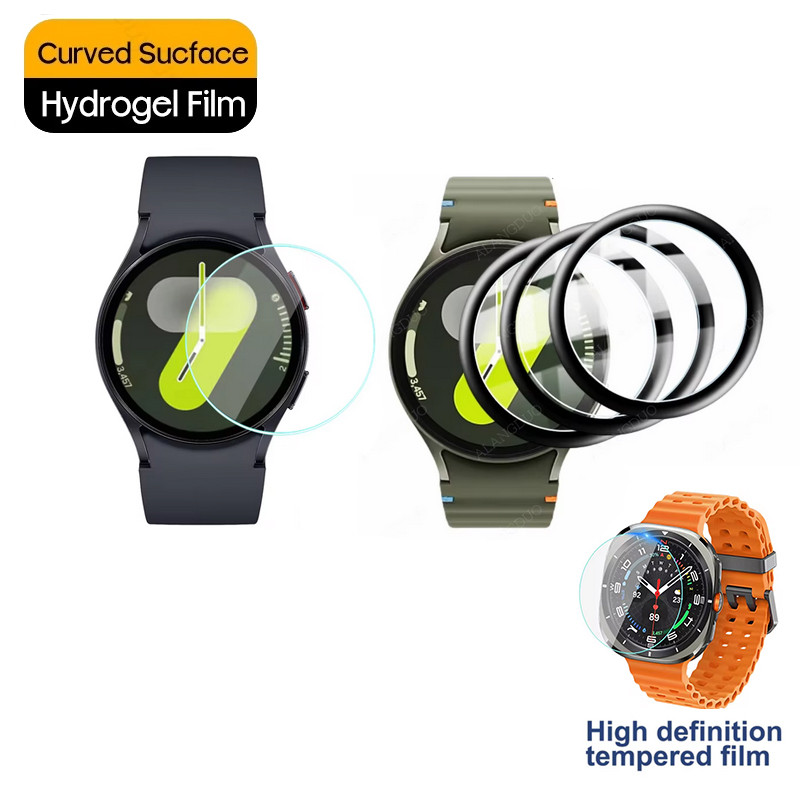 สำหรับ Samsung Galaxy Watch 7 40 มม.44 มม./47 มม.กระจกนิรภัยป้องกันรอยขีดข่วนฟิล์ม PMMA ป้องกันหน้าจอป้องกันฟิล์ม