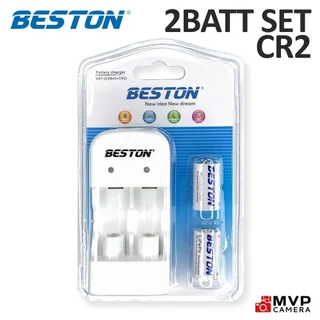 Beston CR2 CR2 3.0V 300mAh เครื่องชาร์จแบตเตอรี่แบบสองทิศทาง (BST-CD643+CR2)