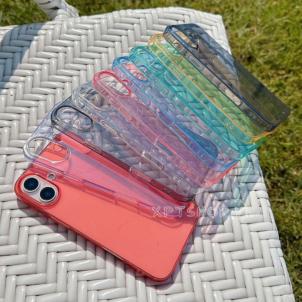 ชุดโปร่งใสเคสโทรศัพท์สําหรับiPhone 17 Pro Max 16 Plus 15 Pro Max 14 13 12 11ProMaxคลุมทั้งหมดกันกระแทกป้องกันTPUปลอกอ่อน