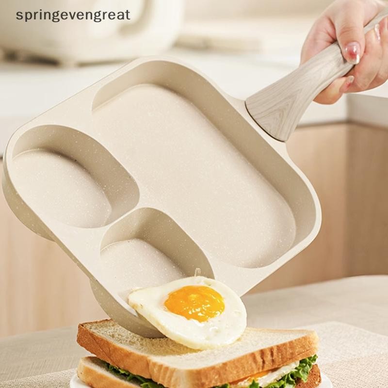 Springevengreat ไข่ทอด Big อาหารเช้าหม้อในครัวเรือน Non Stick หม้อ Universal เตาแม่เหล็กไฟฟ้า Springevengreat