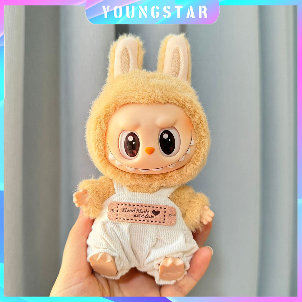 สําหรับ Labubu v2 ตุ๊กตาเสื้อผ้าแฟชั่นเสื้อผ้าตุ๊กตาการจับคู่สี Hoodies ตุ๊กตาอุปกรณ์เสริมน่ารักตกแต่งผ้าเล็กๆแฟชั่น