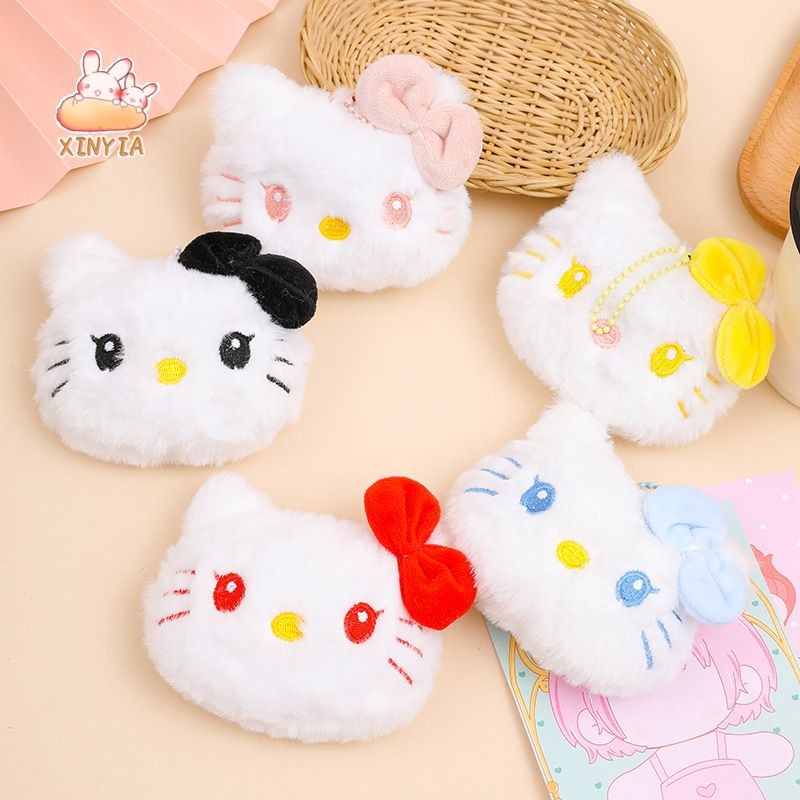 Creative Kitty Plush จี้น่ารักอเนกประสงค์จี้การ์ตูนกระเป๋า Key ChainXINYIA.TH