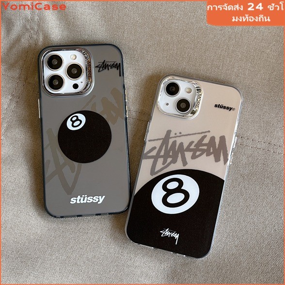เคสแข็งหรูหรา บิลเลียดเคสแฟชั่น เคสไอโฟน11 สำหรับ iPhone13 14 15 12 11 Pro Max 15Plus XR XS Max 8 7Plus SE เคสไอโฟ
