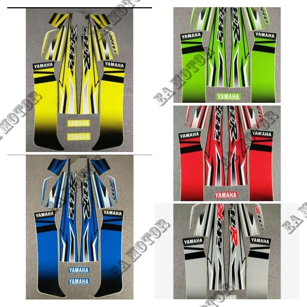 Yamaha Fizr / Fiz R / F1zr Special Edition Motorcycle Body Striping / สติ๊กเกอร์