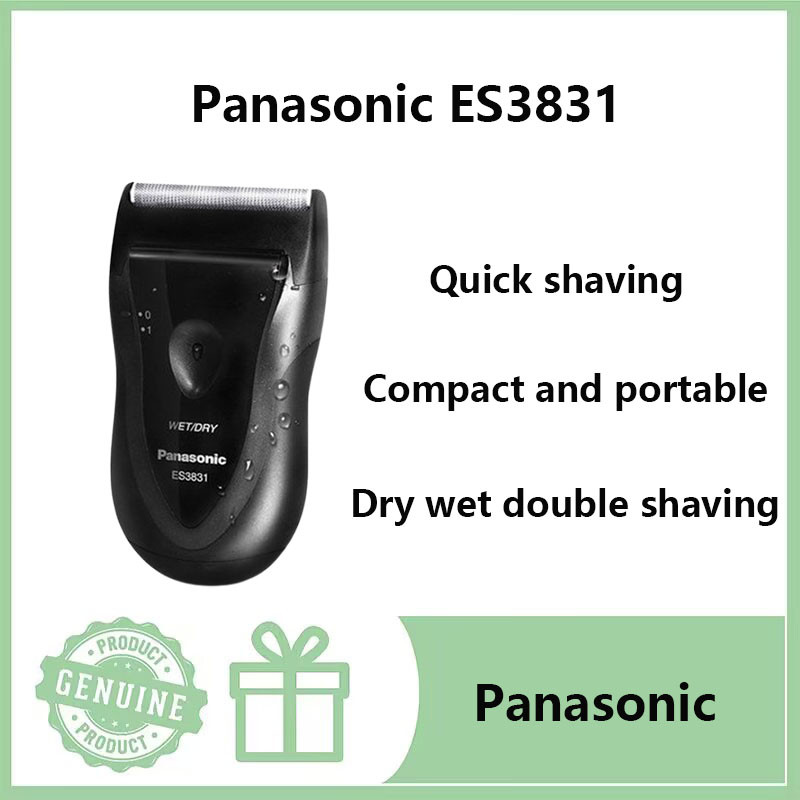 Panasonic ES3831 Electric Shaver Support Wet & Dry Shaving Washable Independent Floating Head Ergonomic Design Shaver