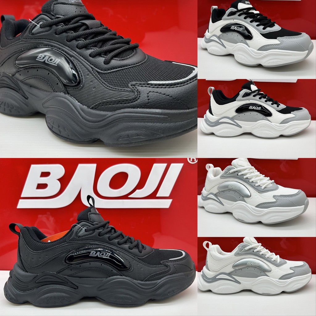 [New 10/2024] BAOJI บาโอจิ รองเท้าผ้าใบผู้ชาย bjm885