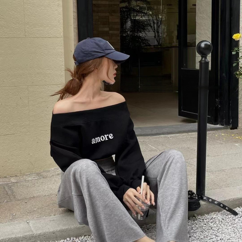 IELGY เสื้อสเวตเชิ้ตอเนกประสงค์ทรงหลวมแบบสั้นสําหรับผู้หญิง — صورة 6