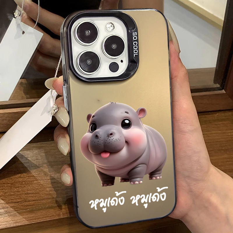 IMD เคส หมูเด้ง น่ารัก สำหรับ ไอโฟน iPhone 7/8 Plus x xs xr max 11 12 13 14 15 16 Pro Plus Promax 15Promax 003