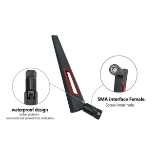 เสาอากาศ Wifi 2.4 Ghz 5 Ghz 5.8 Ghz 12Dbi สัญญาณ Booster เสาอากาศ RP SMA ชาย Universal Antena Wifi สําหรับเครื่องขยายเสียง WLAN Router