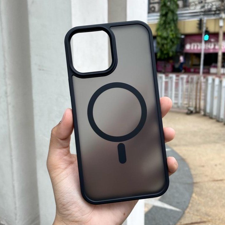 เคส แม่เหล็ก สำหรับ iPHONE 16 15 15Pro 16Plus 15Promax 11 12 13 14 Pro Plus Promax 16Promax Pro Max ผิวด้าน ชาร์ได้
