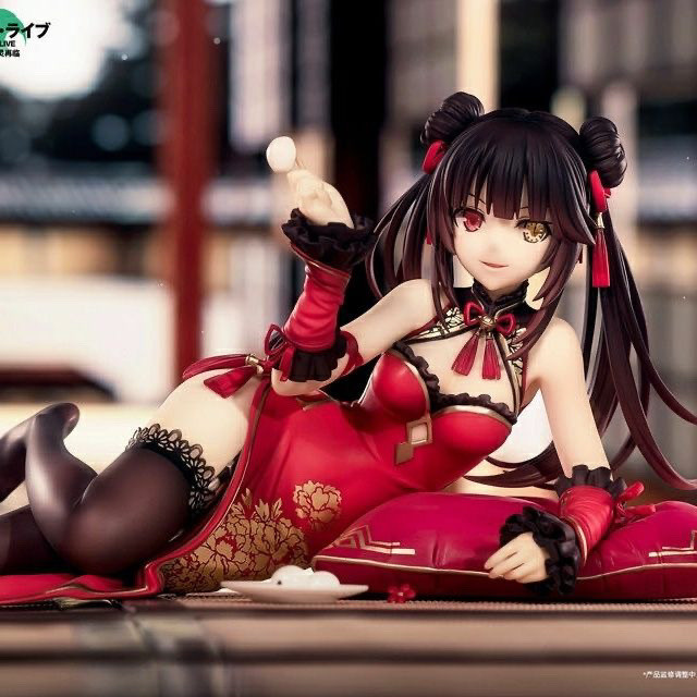 การออกเดทที่มีคุณภาพสูงเมื่อต่อสู้กับชุดกี่เพ้าที่ทำด้วยมือของ Qi Crazy Swimsuit Anime Decoration Ver Model สาวสวย