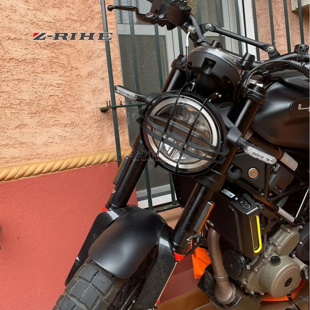 Svartpilen401 ไฟหน้ารถจักรยานยนต์ฝาครอบป้องกันกระจังหน้าสําหรับ Husqvarna Svartpilen 401 SVARTPILEN 