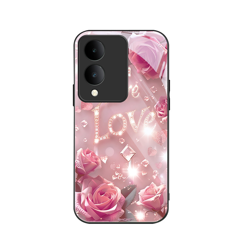 สําหรับ Vivo Y17s/Vivo Y36i/Vivo Y28 5G , รัก, บุคลิกภาพอินเทรนด์, เคสป้องกันโทรศัพท์ป้องกันการตก