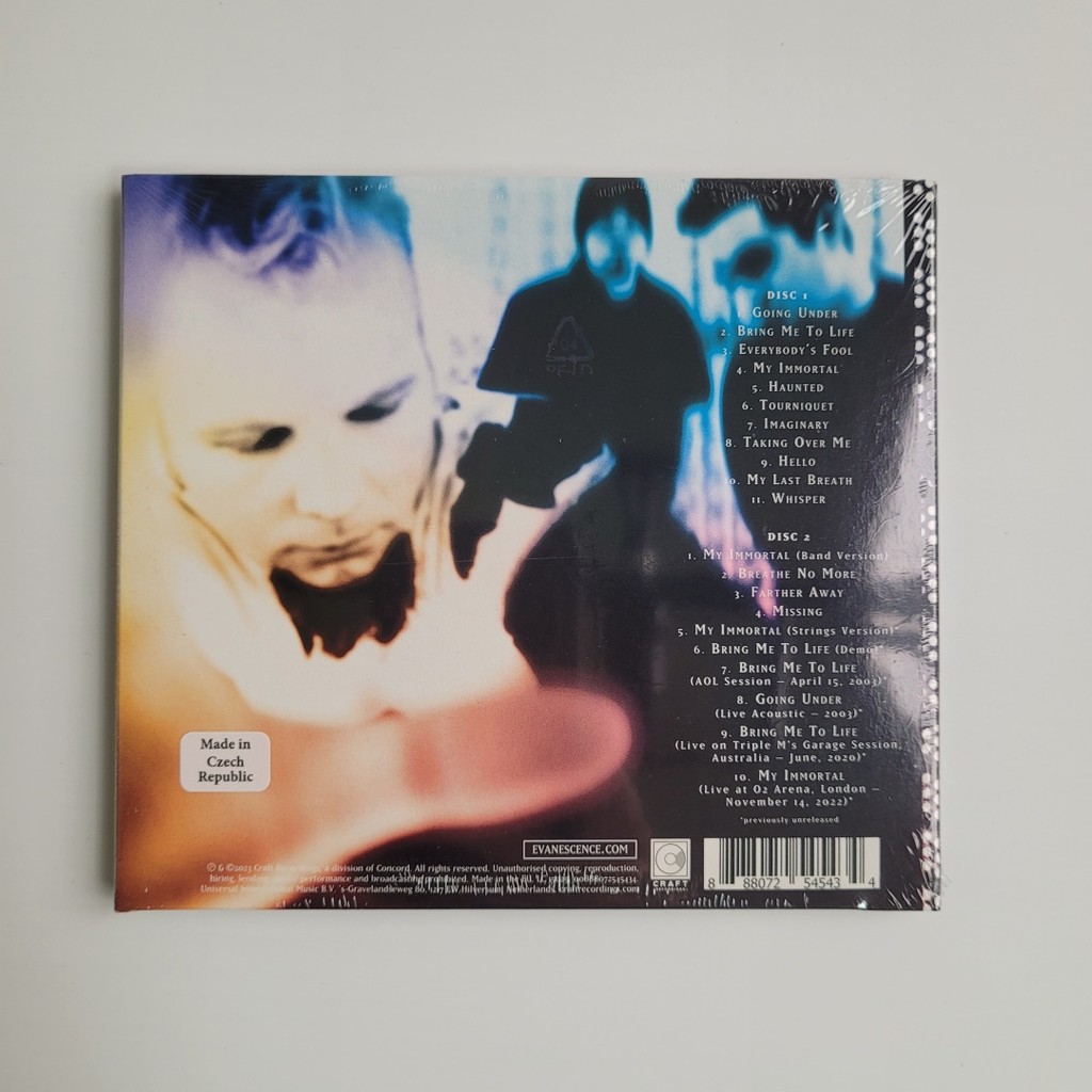 CD แผ่นซีดี Evanescence Fallen (20th Anniversary Edition) ใหม่ ซีล Evanescence CD