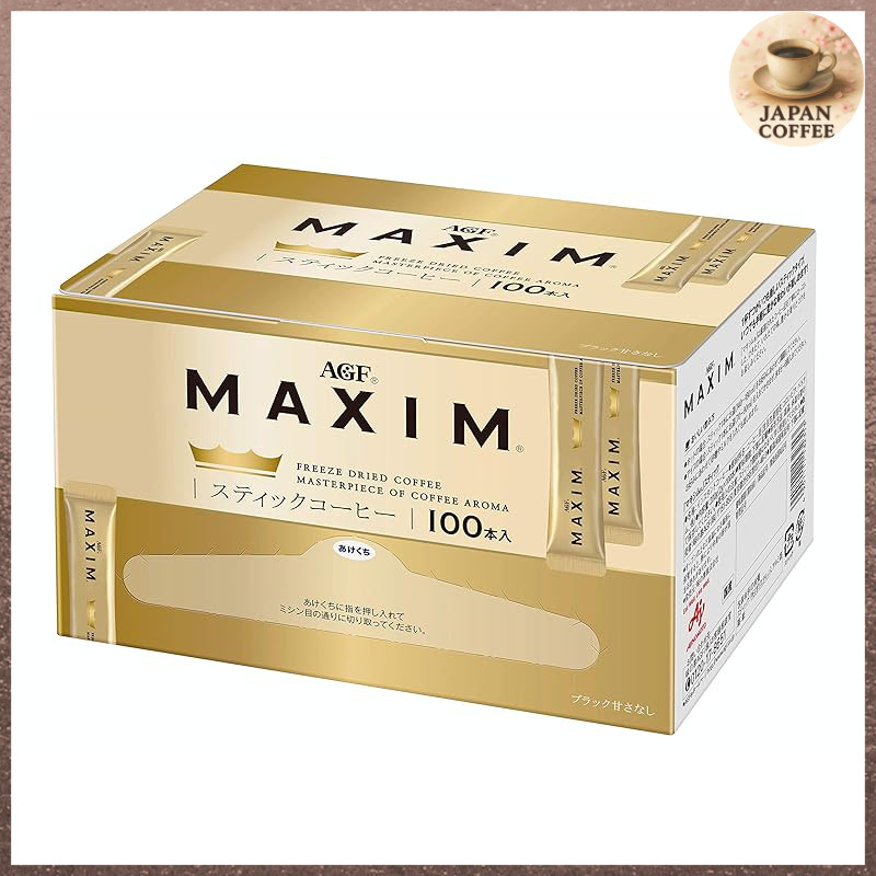 AGF Maxim Stick Black 100 Sticks [Stick Coffee] [Instant Coffee]