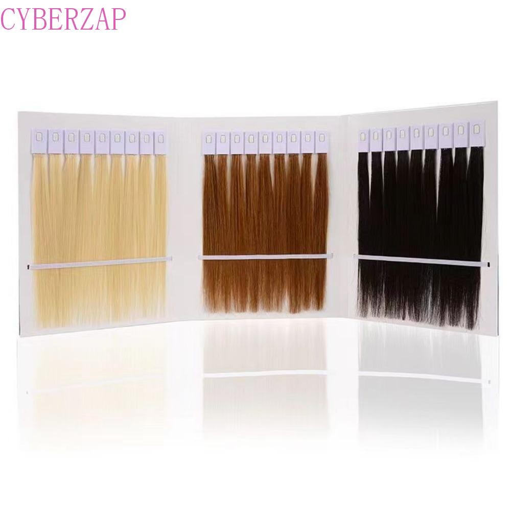 CYBERZAP 30 ชิ้น แหวนสําหรับทดสอบสีผม ขนาด 20 ซม. อุปกรณ์เสริมช่างทําผม สตรัดด์ตัวอย่างความงาม