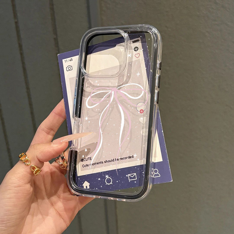 โค้งคำนับ เคสไอโฟน สำหรับ IPhone 15 11 13 7Plus 12 16 14 Pro Max 8Plus XR XS X Max 16 7 8 Plus SE เคสโทรศัพท์สองในหนึ่ง - ภาพย่อย 5