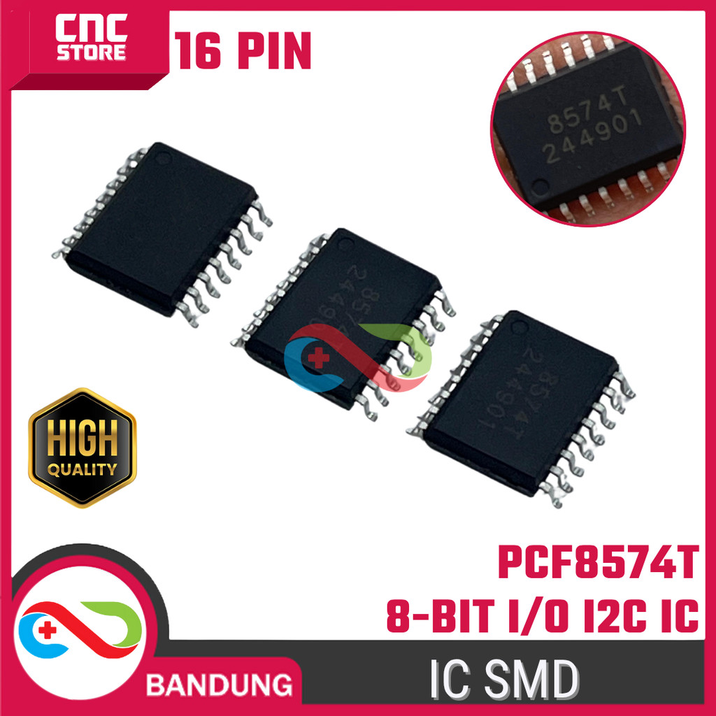 PCF8574T SMD 8-Bit I/O I2C IC – โมดูล I/O I2C สําหรับโครงการ Arduino และ Electronics