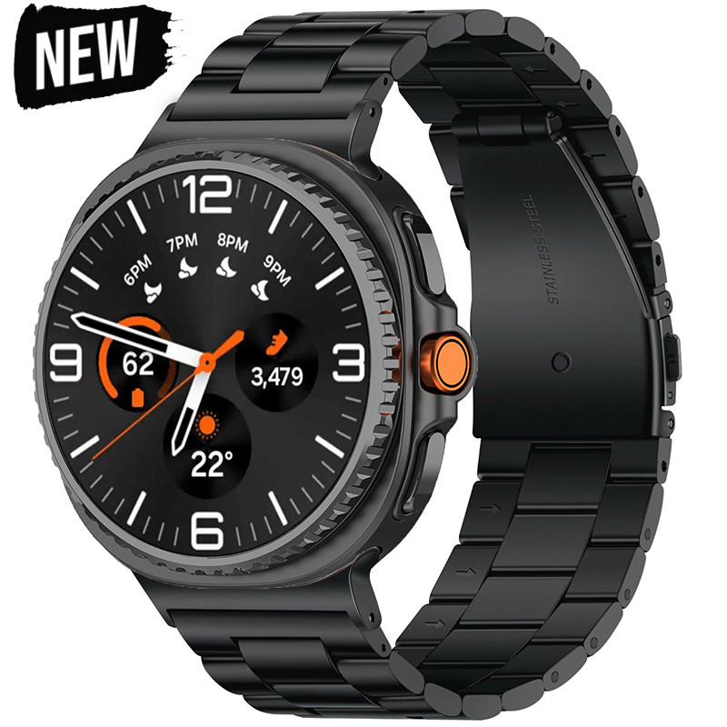 สายสแตนเลสสําหรับ Samsung Galaxy Watch 8 40 มม.44 มม.8 classsic Band สําหรับ Galaxy Watch 8 7 Ultra 47 มม.สร้อยข้อมือ