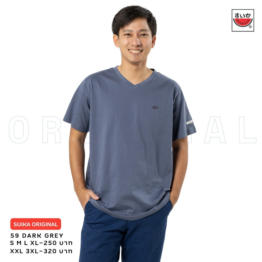 เสื้อแตงโม (SUIKA) - เสื้อแตงโม ORIGINAL T-SHIRTS คอวีกลุ่ม สี 38 41 42 59 71 62 - รูปที่ 5