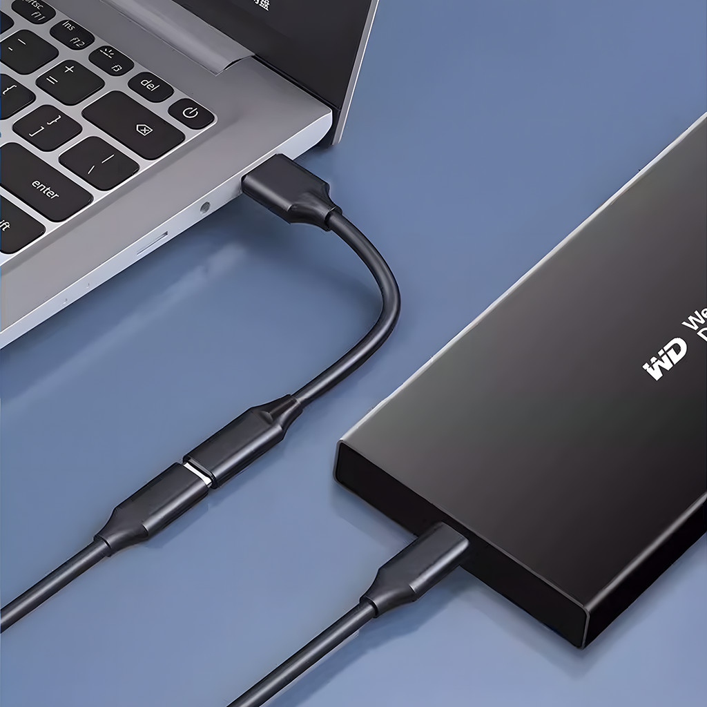 Type-C Female to USB 3.0 Male สายต่อขยาย 15ซม โอนข้อมูล 5Gbps อะแดปเตอร์ ใช้กับ มือถือ HDD โน้ตบุ๊ก - รูปที่ 5