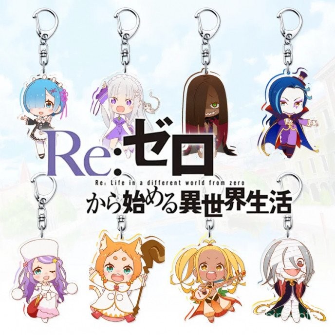 อะนิเมะ Re:ZERO -Starting Life in Another World- Season3 Shuugeki Hen kara Hajimeru Isekai Seikatsu พวงกุญแจจี้ของขวัญ