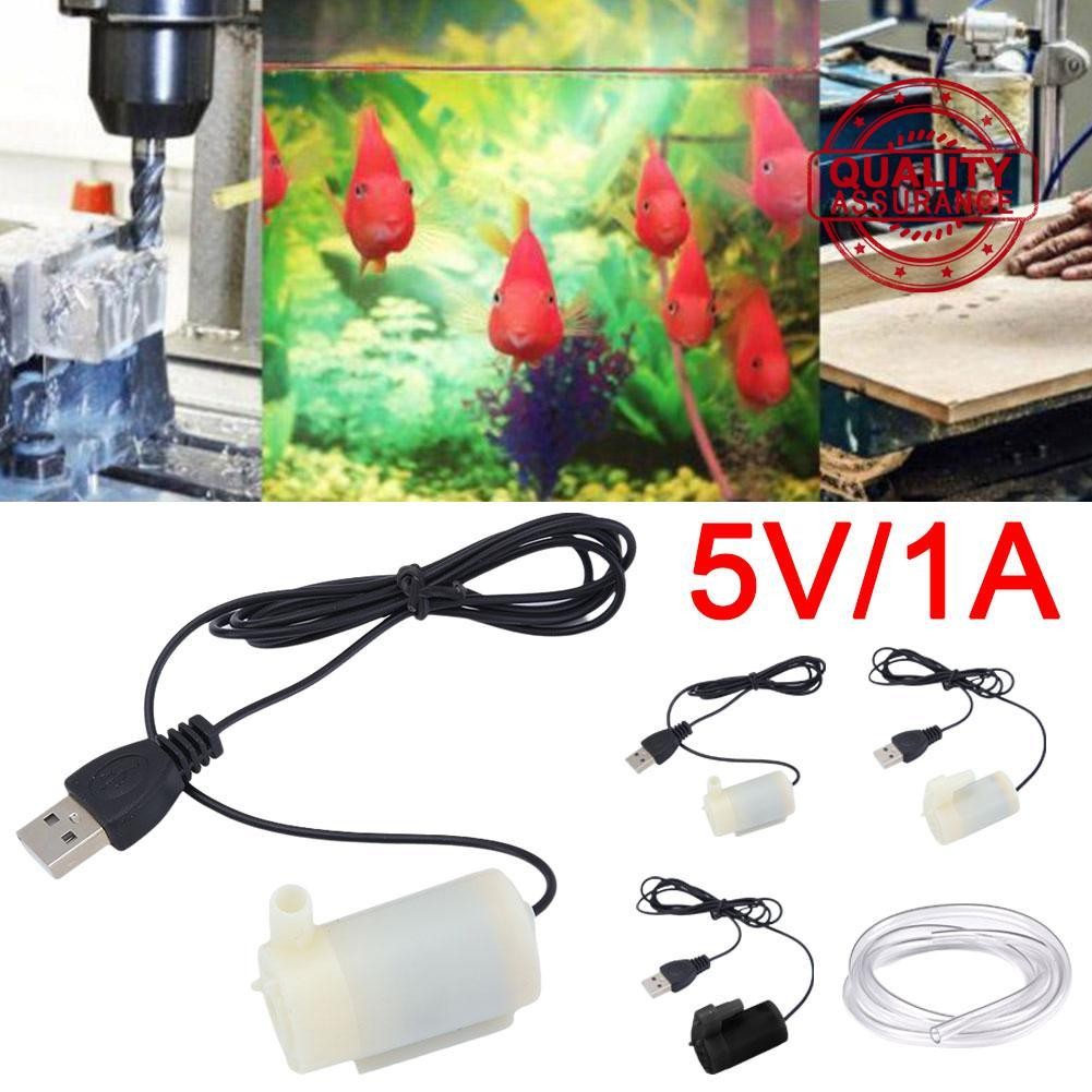 Dc 3v 5v Micro Submersible Pump Mini Silent Water Tank Pump Safety Motor Aquarium Pump K5g6