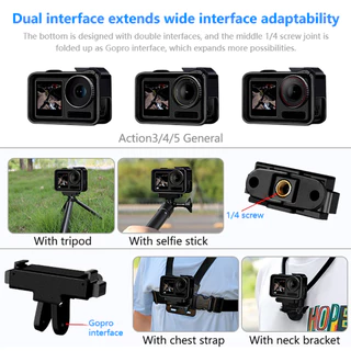 อะแดปเตอร์ฐานแม่เหล็ก For DJI Action Magnetic Adapter For ACTION 3 4 5 ถอดประกอบอย่างรวดเร็ว อะแดปเตอร์