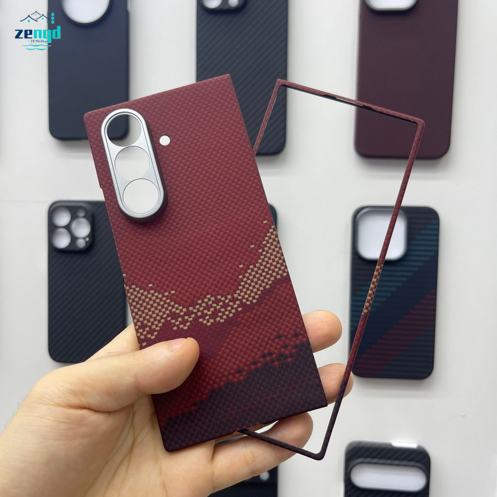 สําหรับ Samsung Galaxy Z Fold7 Aramid Fiber Magnetic Case - Slim เกราะกันกระแทก, ความทนทานระดับทหารส